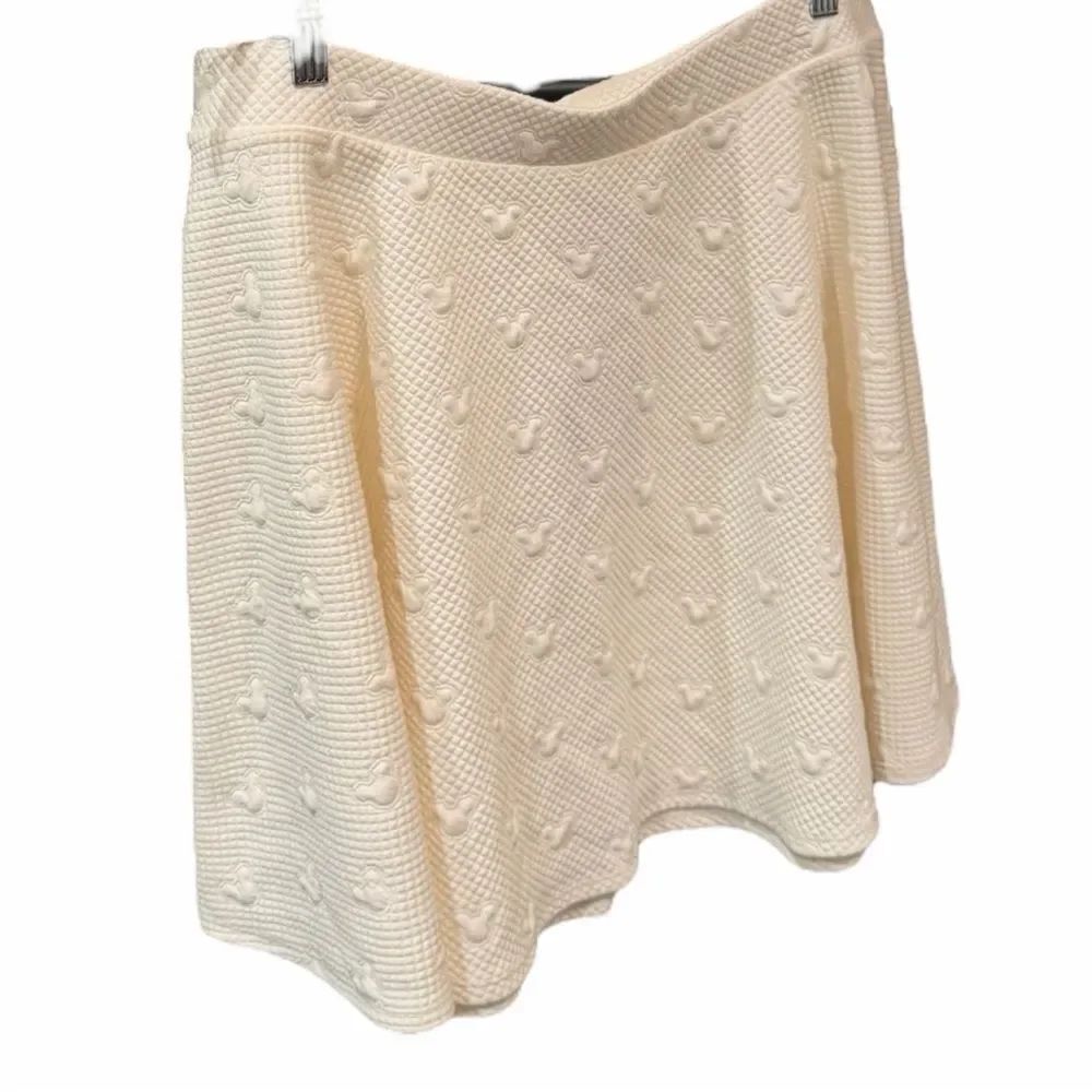 Disney Ivory Textured Skater Skirt